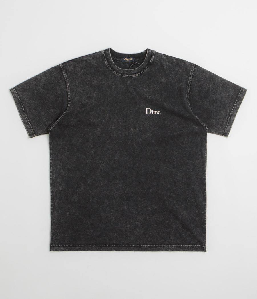 Dime Classic Small Logo T-Shirt in Faded Black
