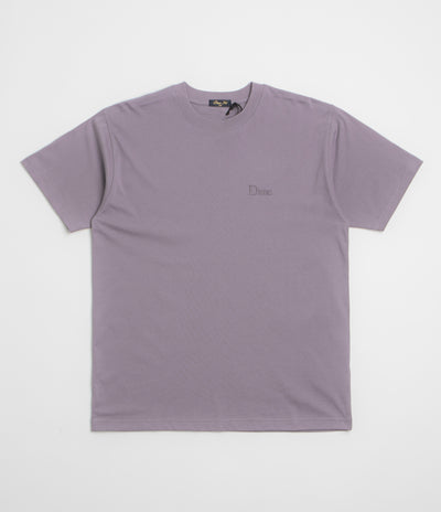 Dime Classic Small Logo T-Shirt in Plum Grey