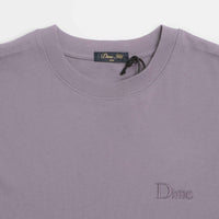 Dime Classic Small Logo T-Shirt in Plum Grey thumbnail
