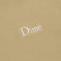 Dime Classic Small Logo T-Shirt in Tan thumbnail