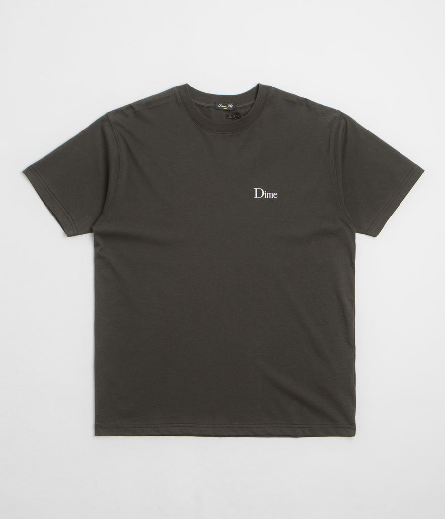 Dime Classic Small Logo T-Shirt in Vintage Black