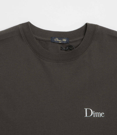 Dime Classic Small Logo T-Shirt in Vintage Black