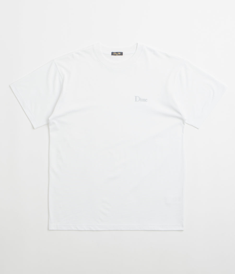 Dime Classic Small Logo T-Shirt in White