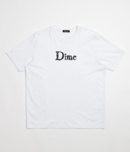 Dime Classic Spiked T-Shirt - White