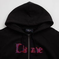 Dime Classic Veins Full Zip Hoodie - Black thumbnail