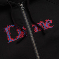 Dime Classic Veins Full Zip Hoodie - Black thumbnail