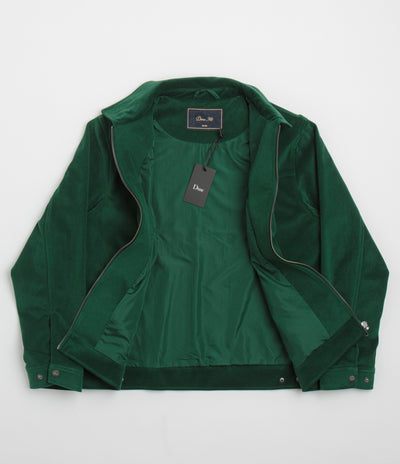 Dime Cord Zip Jacket in Emerald