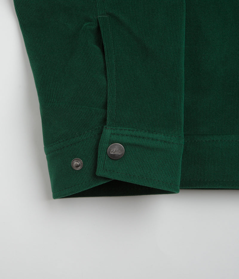 Dime Cord Zip Jacket - Emerald | Flatspot