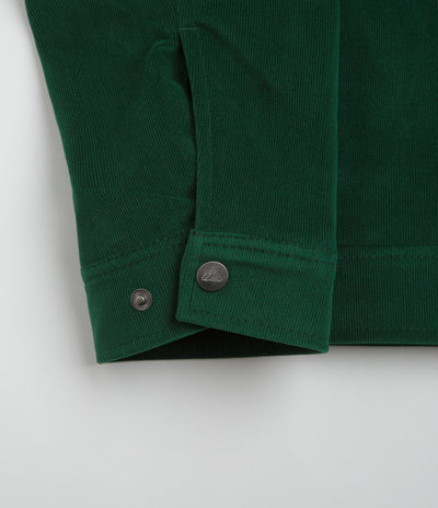 Dime Cord Zip Jacket in Emerald