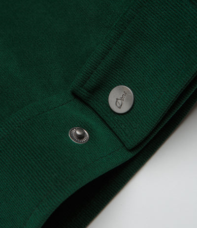 Dime Cord Zip Jacket in Emerald