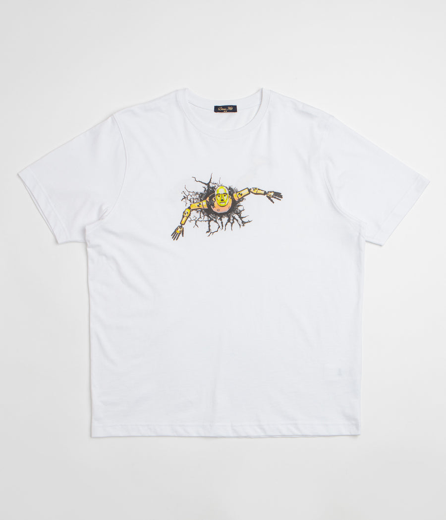Dime Crashed T-Shirt - White