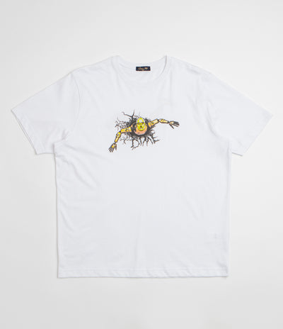 Dime Crashed T-Shirt - White