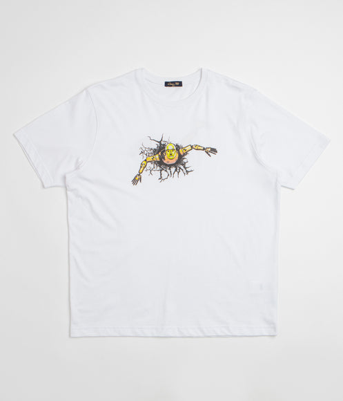 Dime Crashed T-Shirt - White