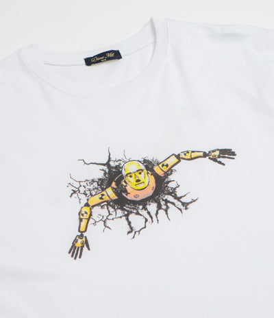 Dime Crashed T-Shirt - White