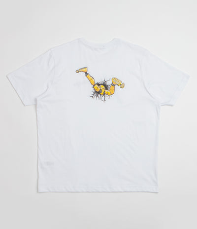 Dime Crashed T-Shirt - White