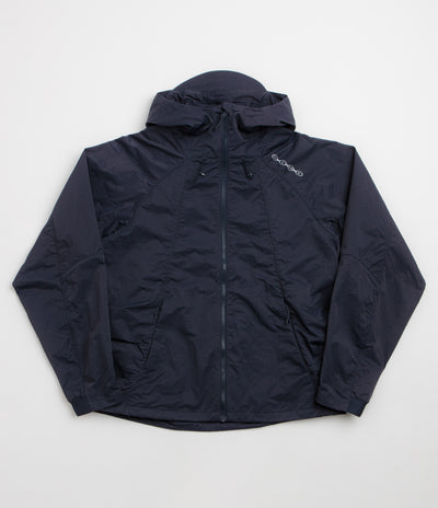 Dime Crinkled Tech Windbreaker Jacket - Dark Navy