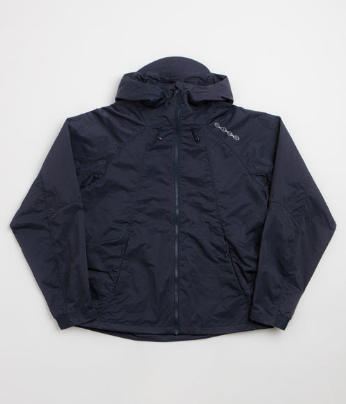 Dime Crinkled Tech Windbreaker Jacket - Dark Navy
