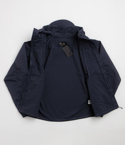 Dime Crinkled Tech Windbreaker Jacket - Dark Navy