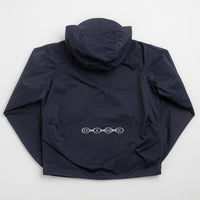 Dime Crinkled Tech Windbreaker Jacket - Dark Navy thumbnail