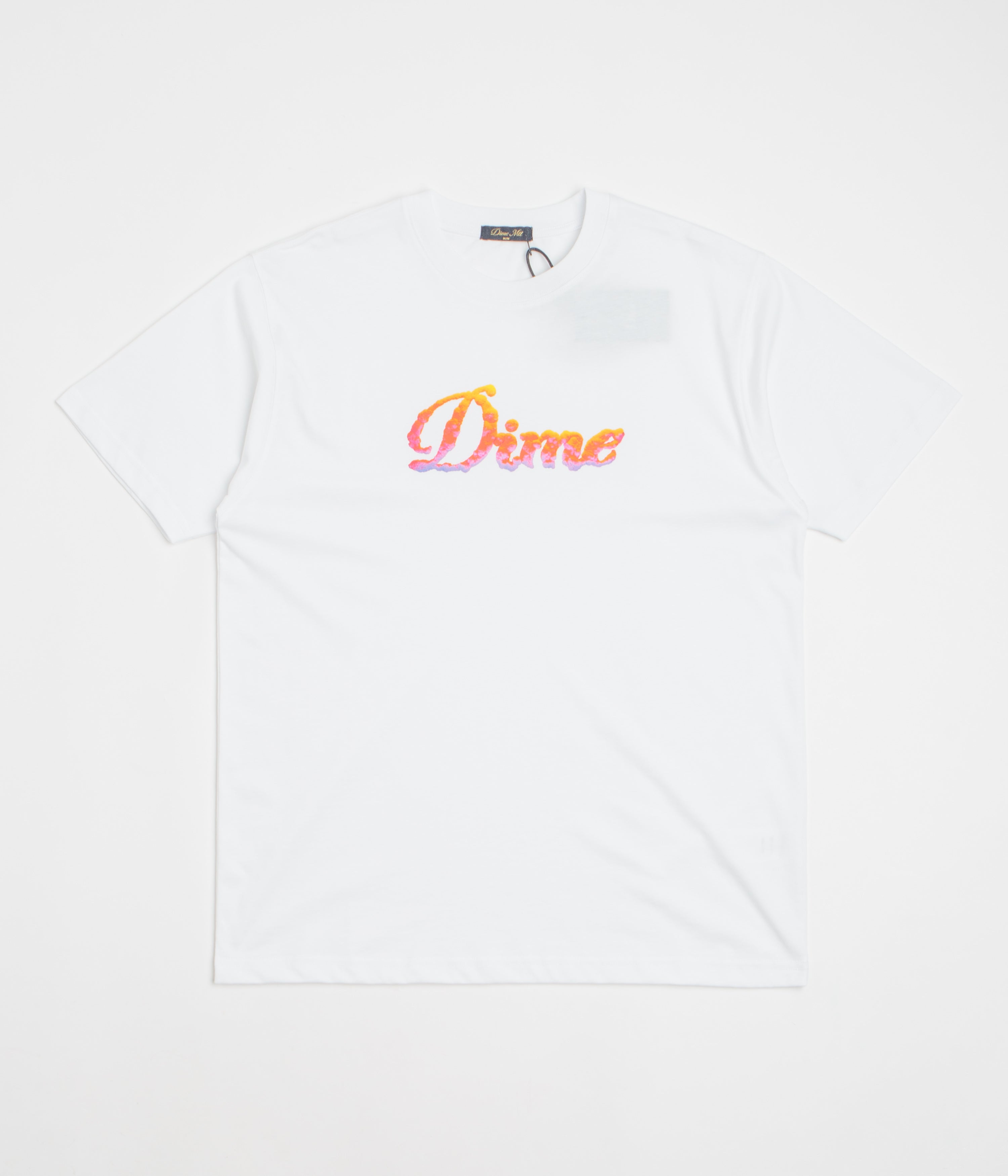 Dime Cursive Cloud T-Shirt in White