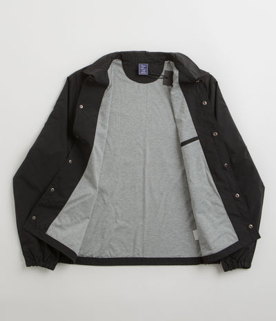 Dime Cursive Coach Jacket in Black