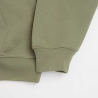 Dime Cursive Full Zip Hoodie in Army Green thumbnail
