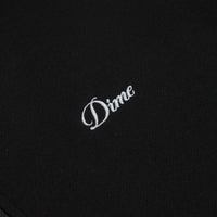 Dime Cursive Full Zip Hoodie in Black thumbnail