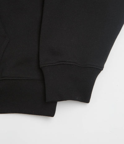 Dime Cursive Full Zip Hoodie in Black