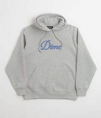 Dime Cursive Logo Hoodie in Heather Grey