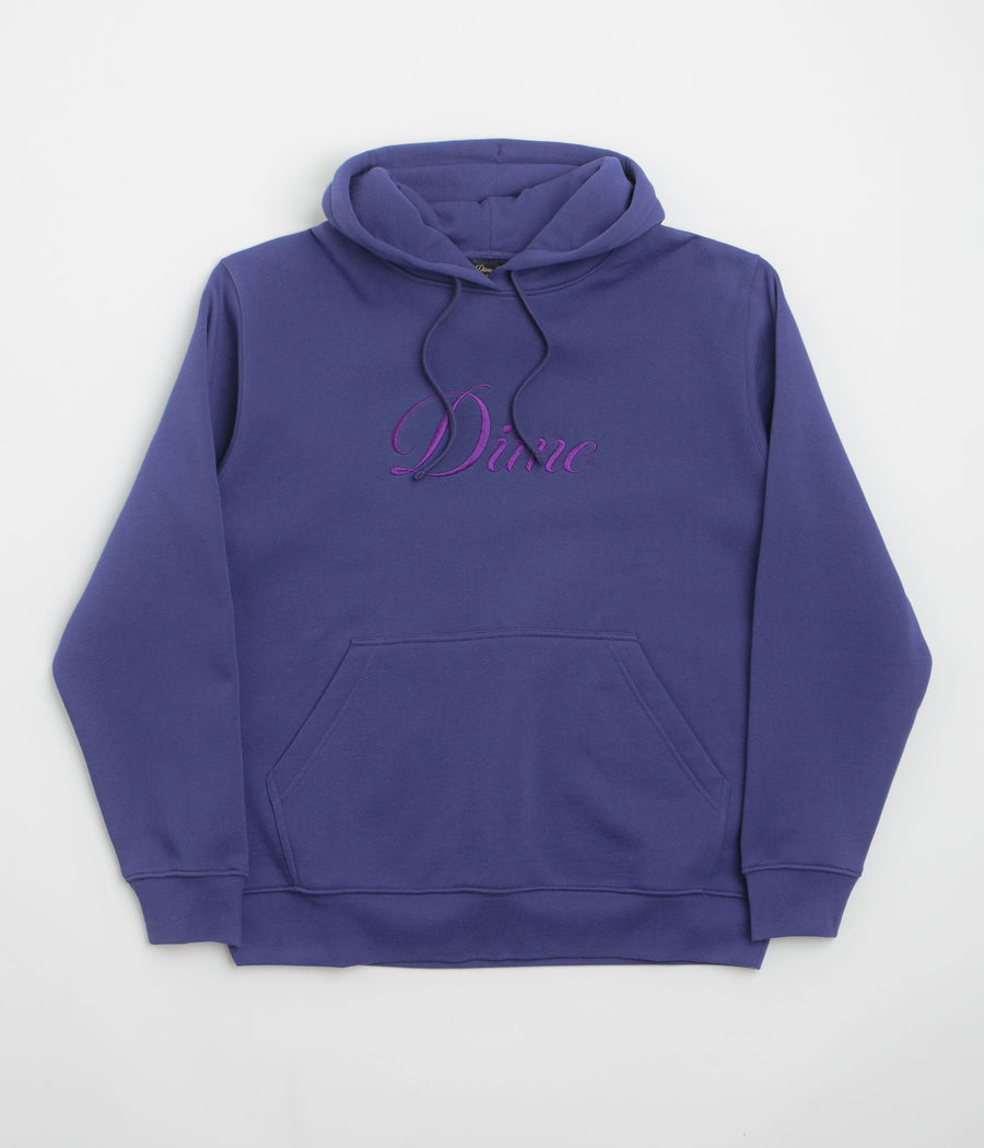 Dime Cursive Logo Hoodie in Indigo