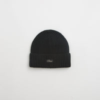 Dime Cursive Rib Beanie - Black thumbnail