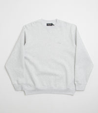 Dime Cursive Small Logo Crewneck Sweatshirt in Ash