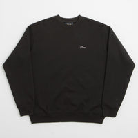 Dime Cursive Small Logo Crewneck Sweatshirt in Black thumbnail