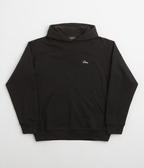 Dime Cursive Small Logo Hoodie - Black