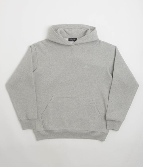 Dime Cursive Small Logo Hoodie - Heather Grey