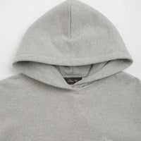 Dime Cursive Small Logo Hoodie in Heather Grey thumbnail