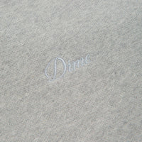 Dime Cursive Small Logo Hoodie in Heather Grey thumbnail