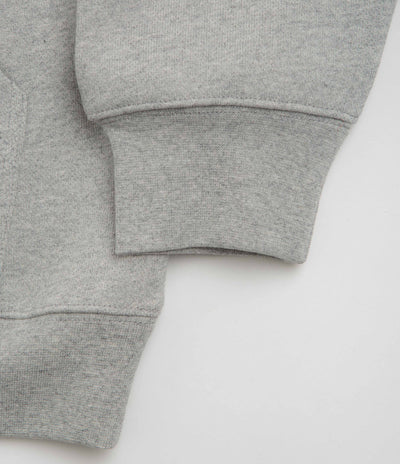 Dime Cursive Small Logo Hoodie in Heather Grey