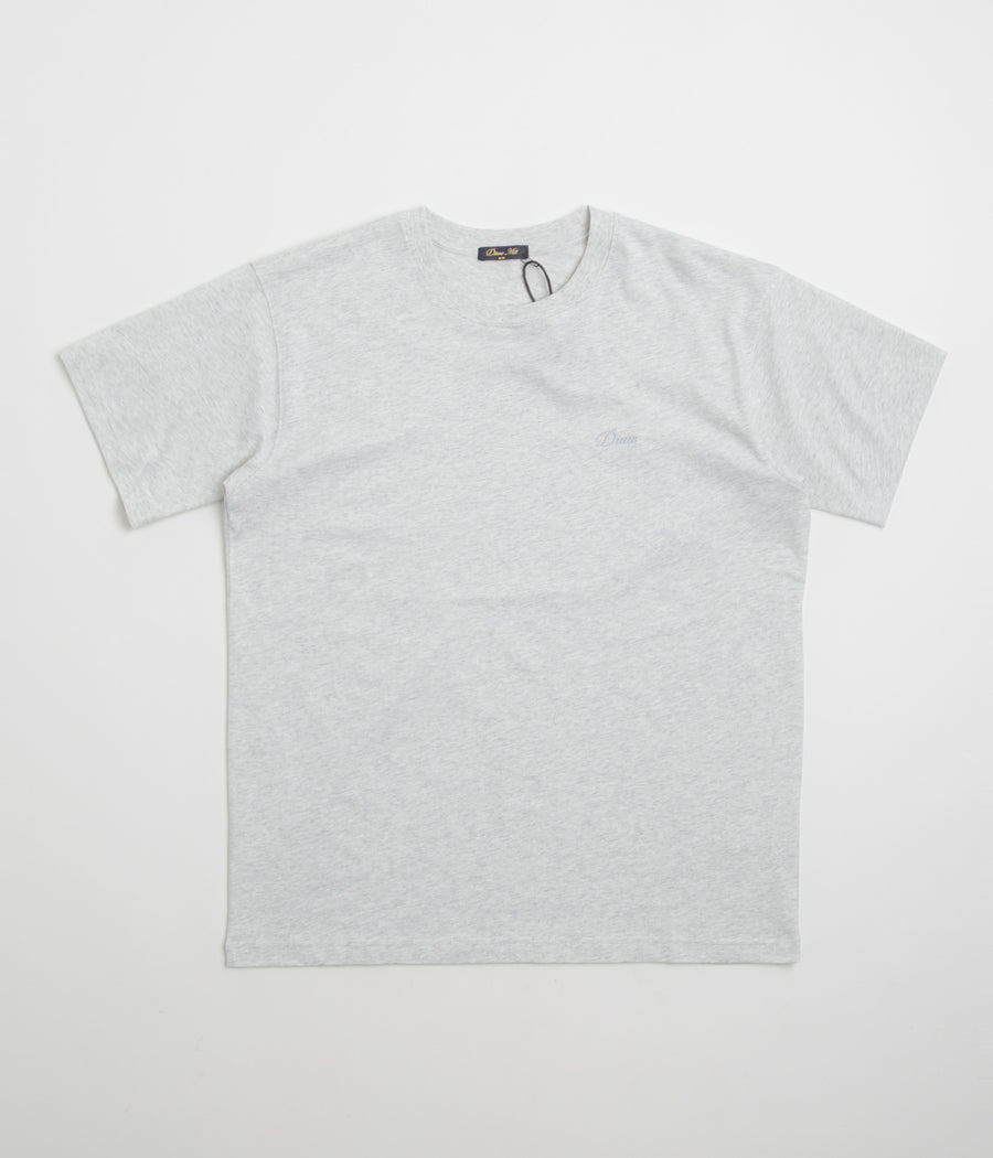 Dime Cursive Small Logo T-Shirt in Ash