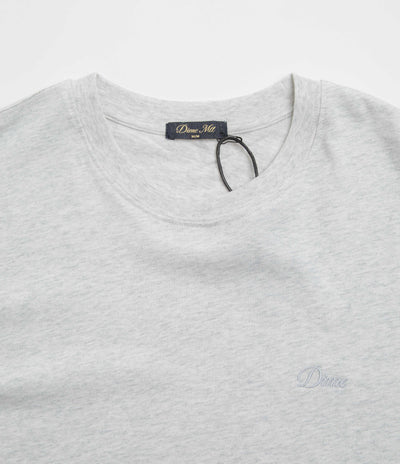 Dime Cursive Small Logo T-Shirt in Ash