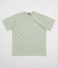 Dime Cursive Small Logo T-Shirt in Charcoal Moss