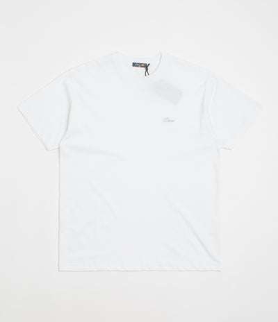 Dime Cursive Small Logo T-Shirt - White