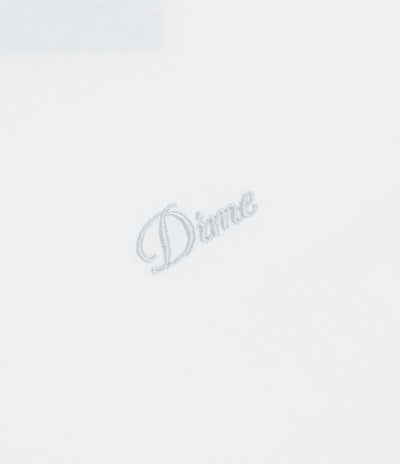 Dime Cursive Small Logo T-Shirt - White