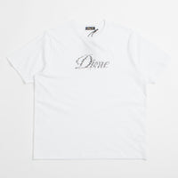 Dime Cursive Smashed T-Shirt in White thumbnail