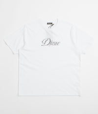 Dime Cursive Smashed T-Shirt in White