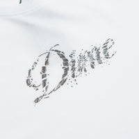 Dime Cursive Smashed T-Shirt in White thumbnail