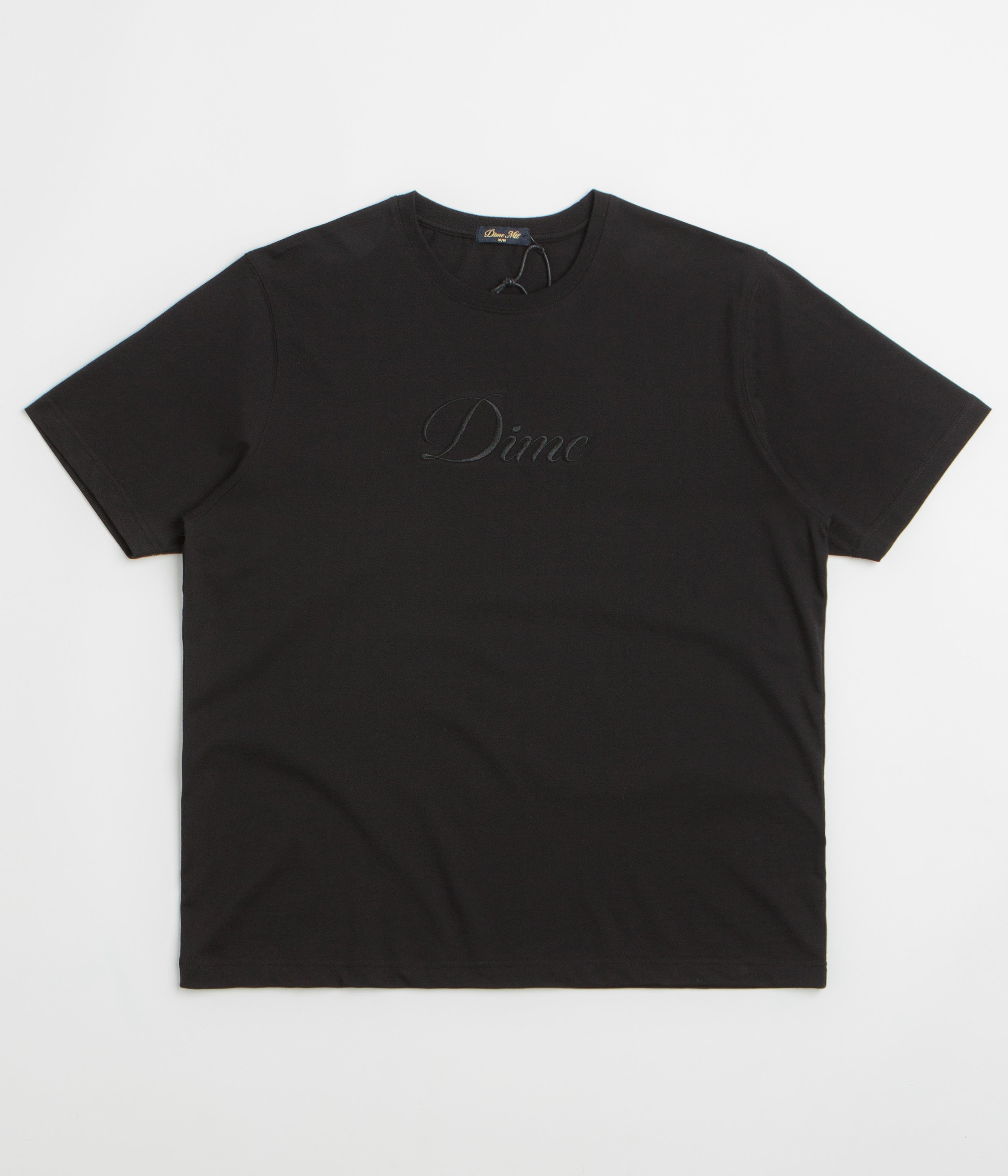 Dime Cursive T-Shirt in Black