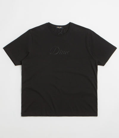 Dime Cursive T-Shirt in Black