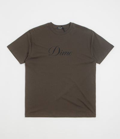 Dime Cursive T-Shirt - Vintage Black
