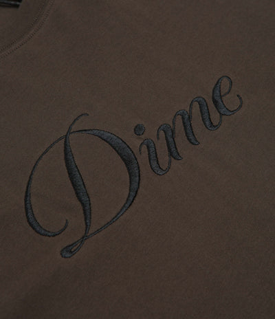 Dime Cursive T-Shirt - Vintage Black